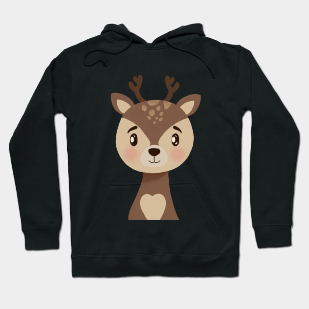 Baby Doe Illustration Hoodie by gusstvaraonica